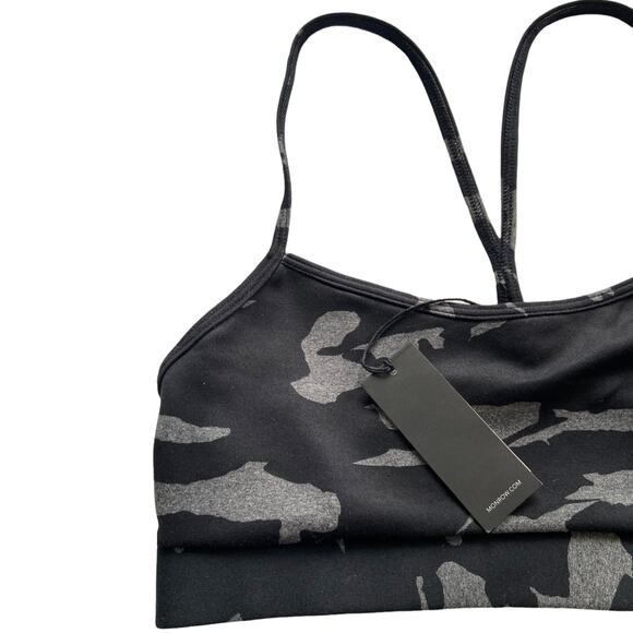 Monrow Camouflage Sport Bra Size XS - Picture 7 of 8